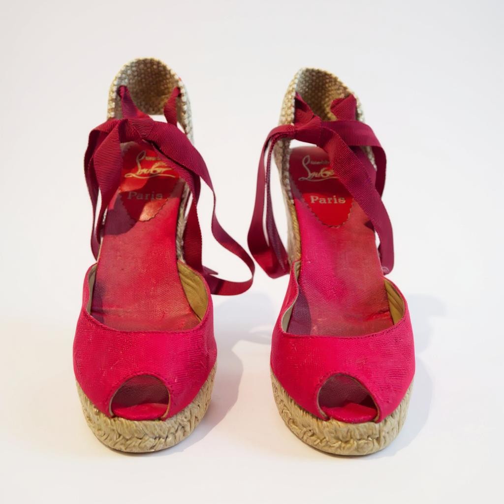 Pink Christian Louboutin Wedges