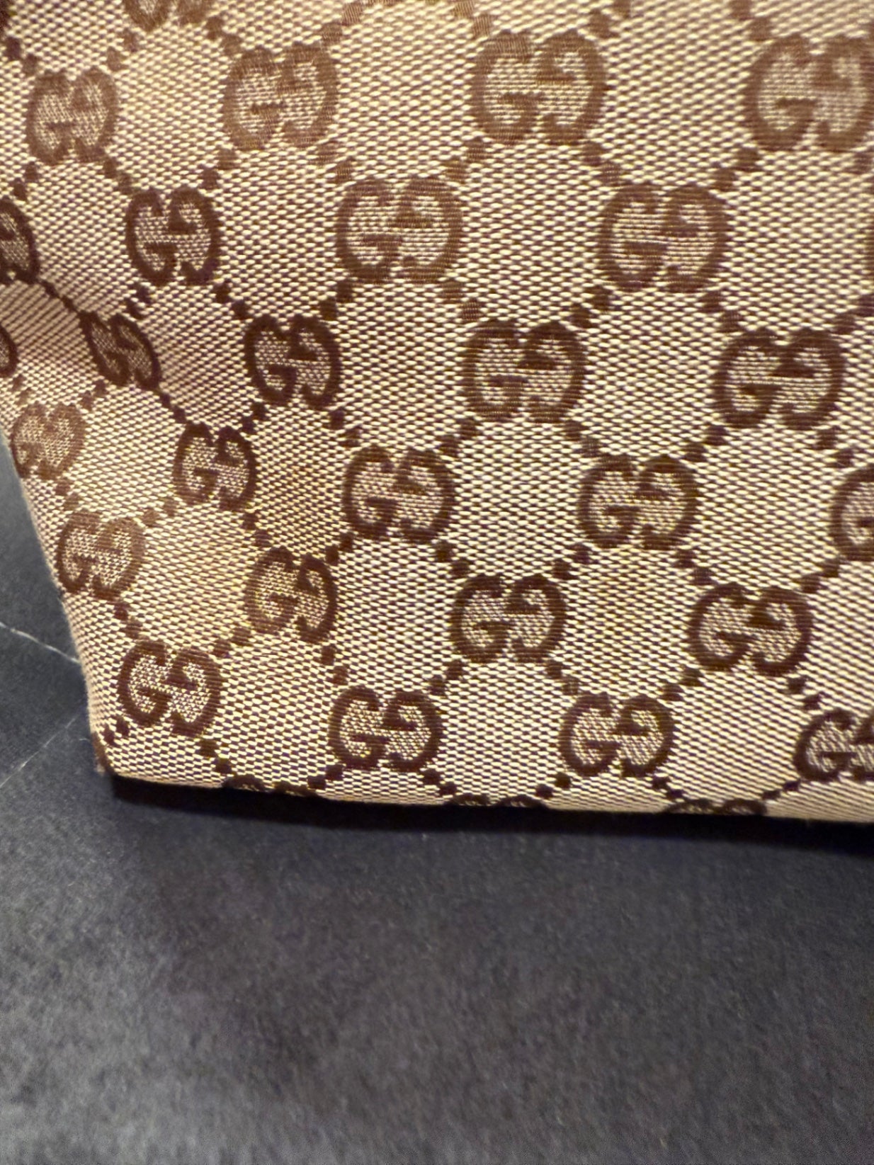 Beige and Pink Gucci Bag