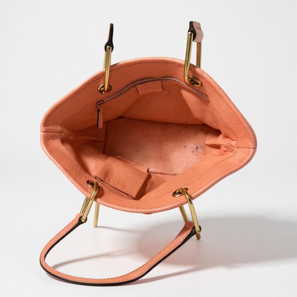 Beige and Pink Gucci Bag