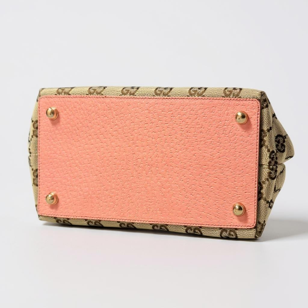Beige and Pink Gucci Bag