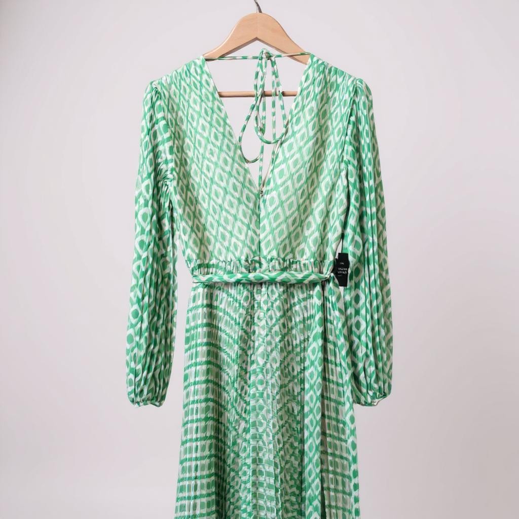 Green and white Phase Eight Dress