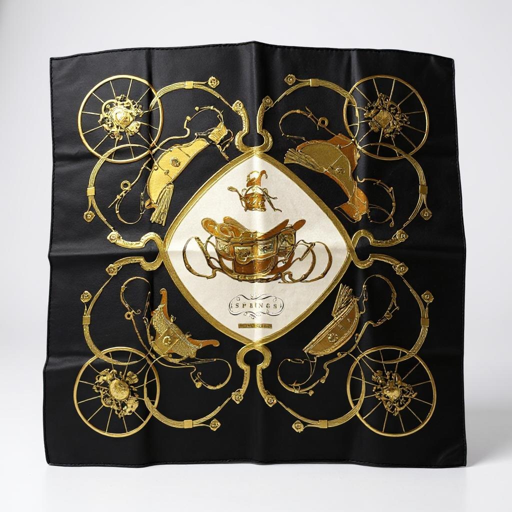 Hermès Silk Lions Scarf