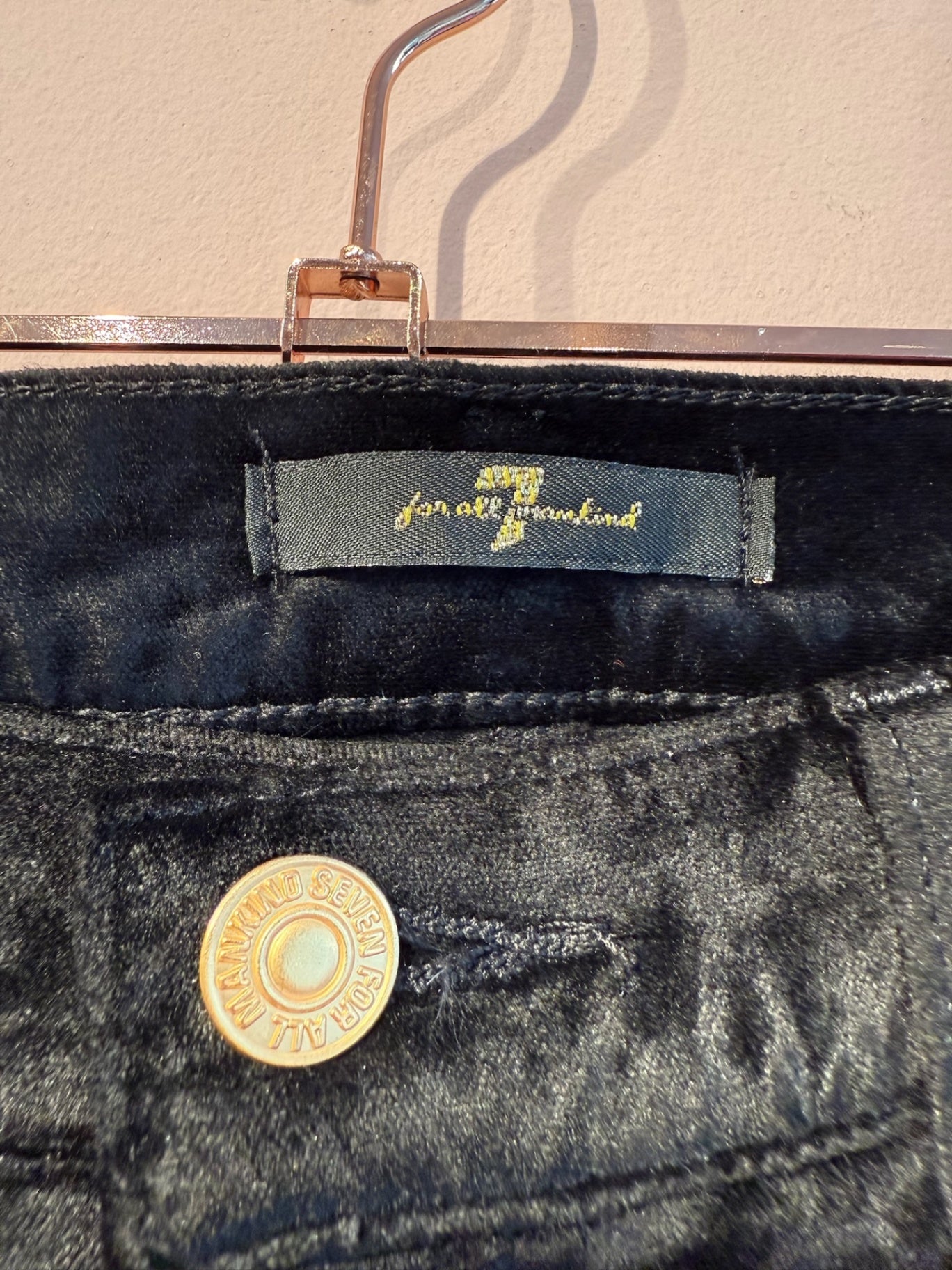 7 For all Mankind Velour Trousers