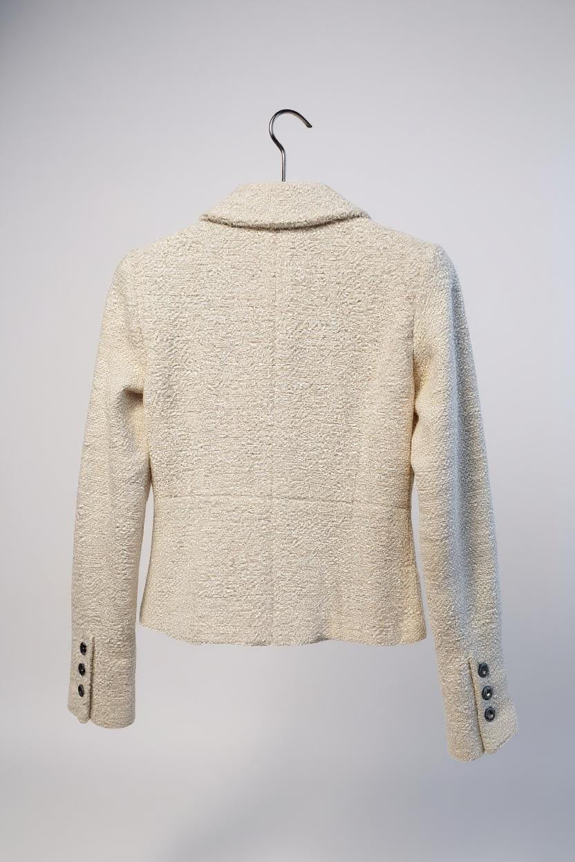 Chanel Cream Boucle Jacket