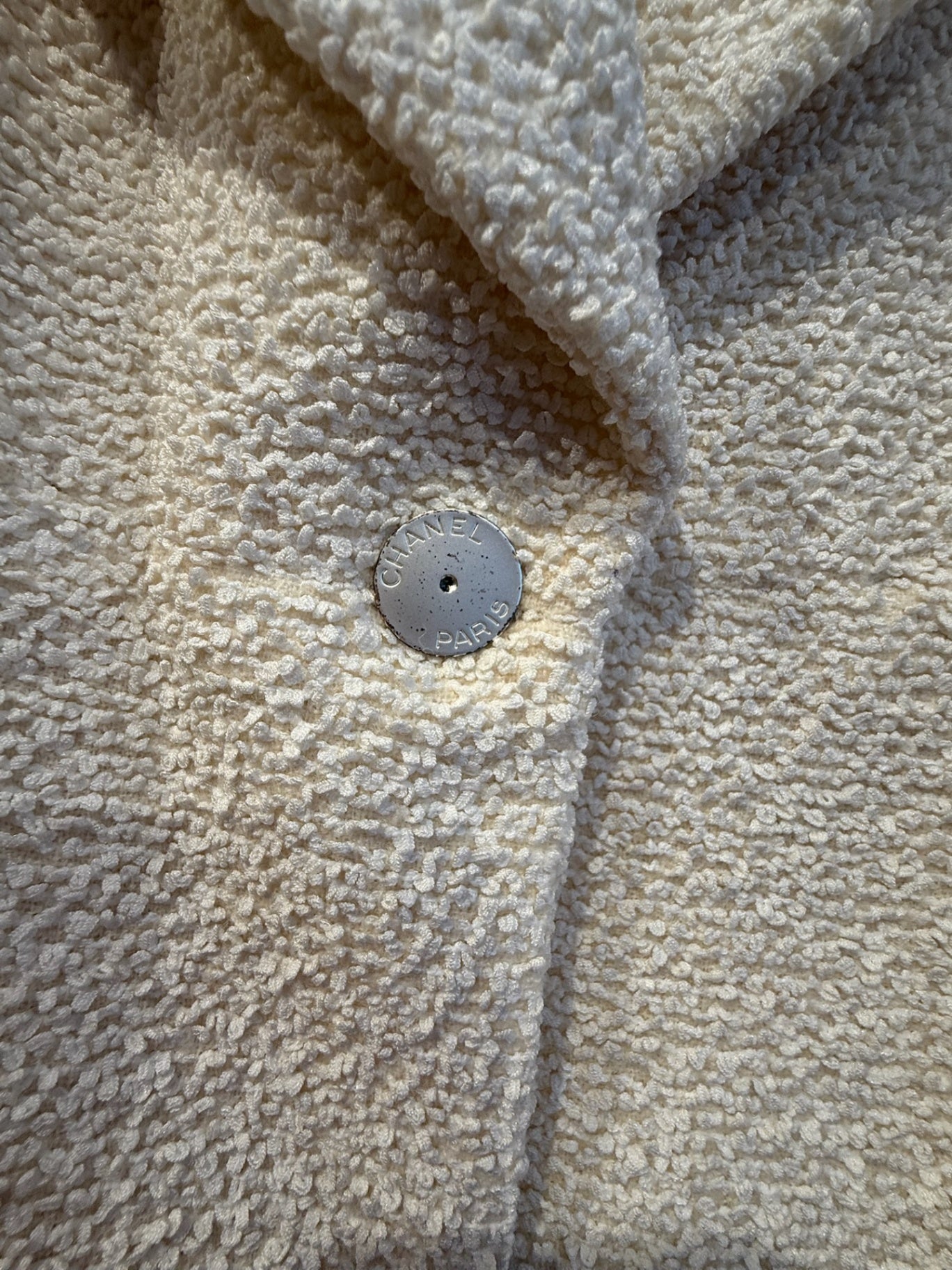Chanel Cream Boucle Jacket