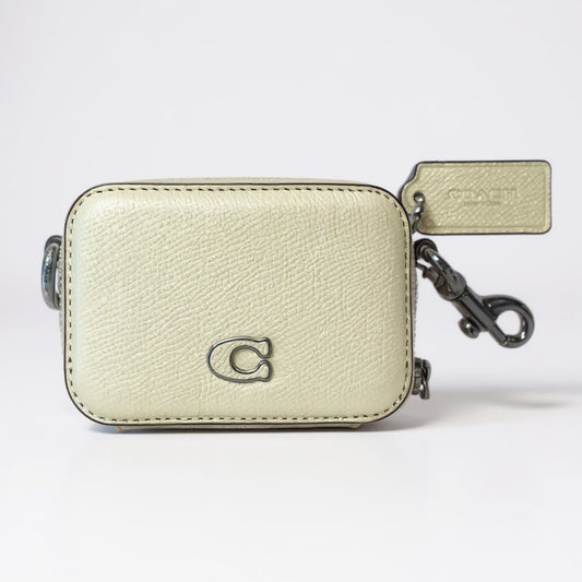 Coach Cream/Beige Purse with long strap