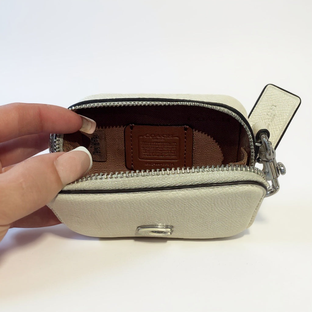 Coach Cream/Beige Purse with long strap
