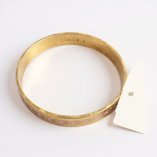 Coach Gold and Purple Bracelet