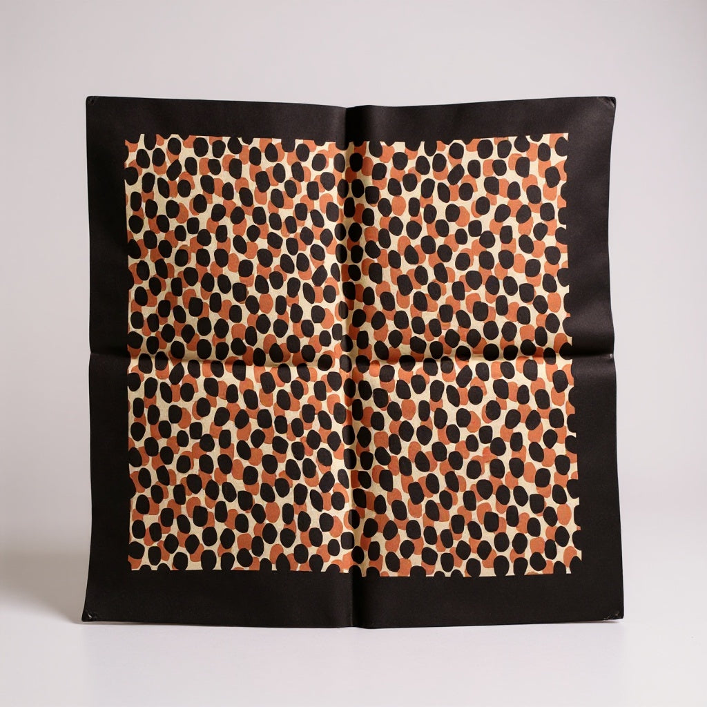 Kate Spade Dotty Leopard Silk Scarf