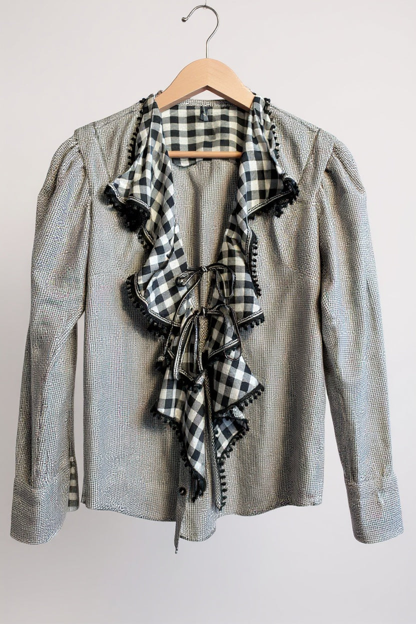 HIGH Check Blouse