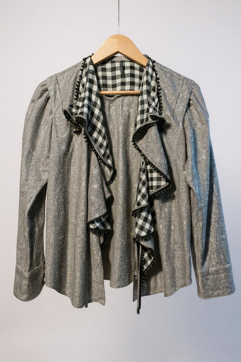 HIGH Check Blouse
