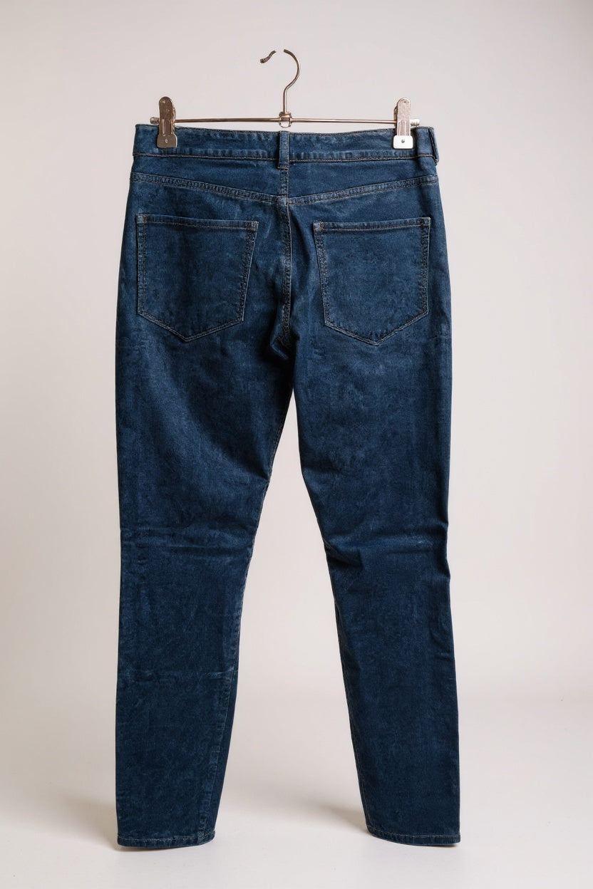 PAIGE Black Blue Trousers