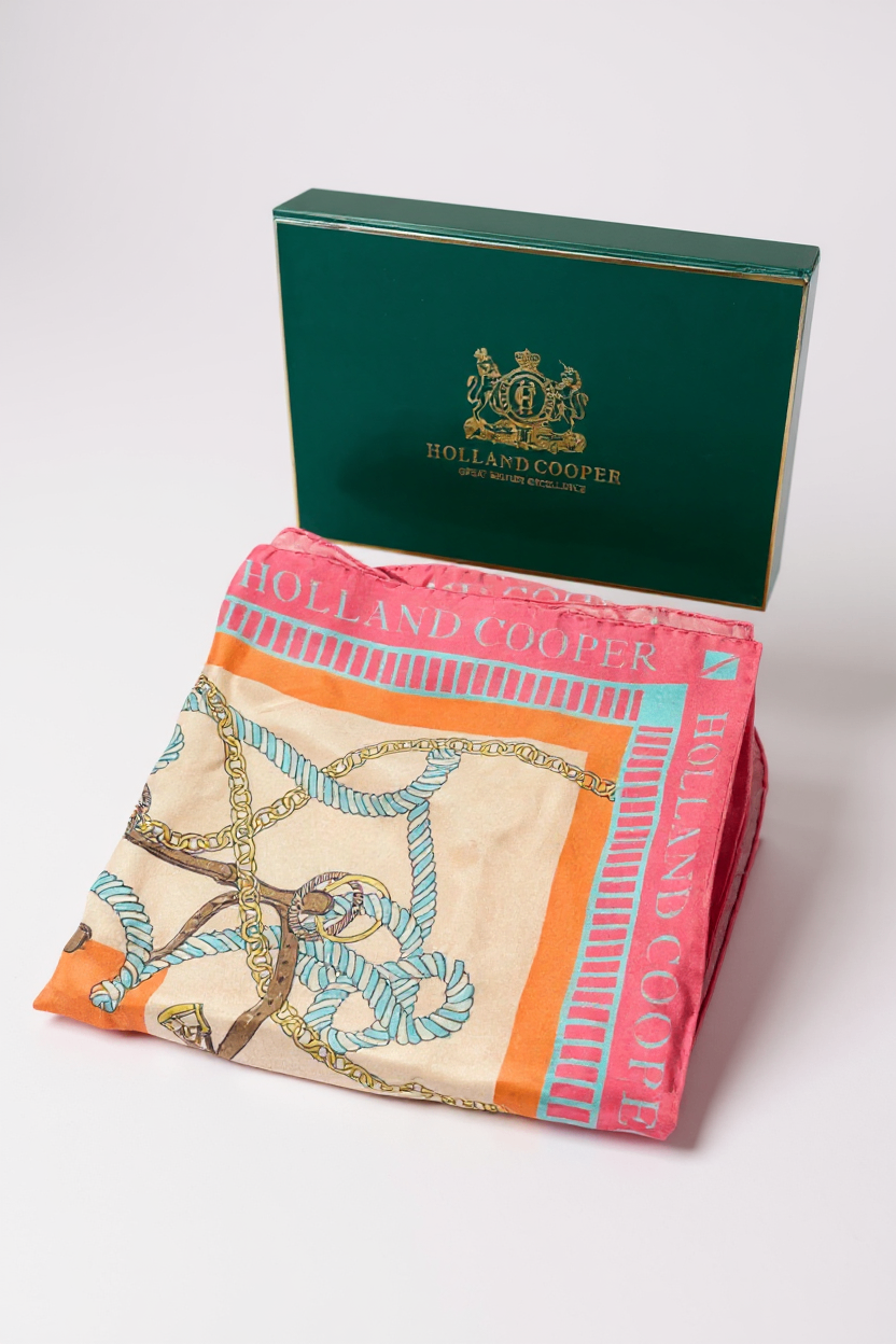 Holland Cooper Silk Large Scarf