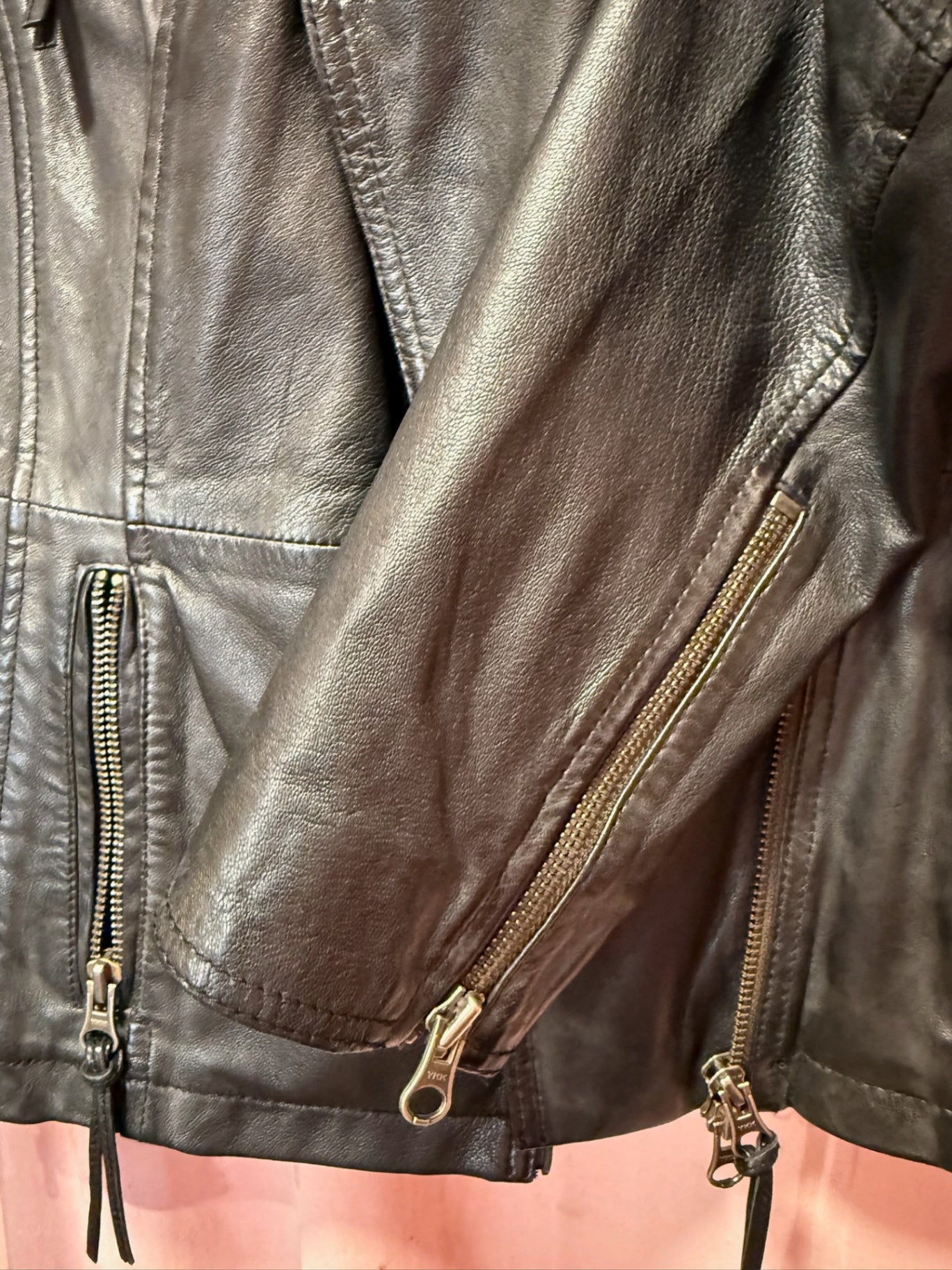 Onstage Leather Biker Jacket