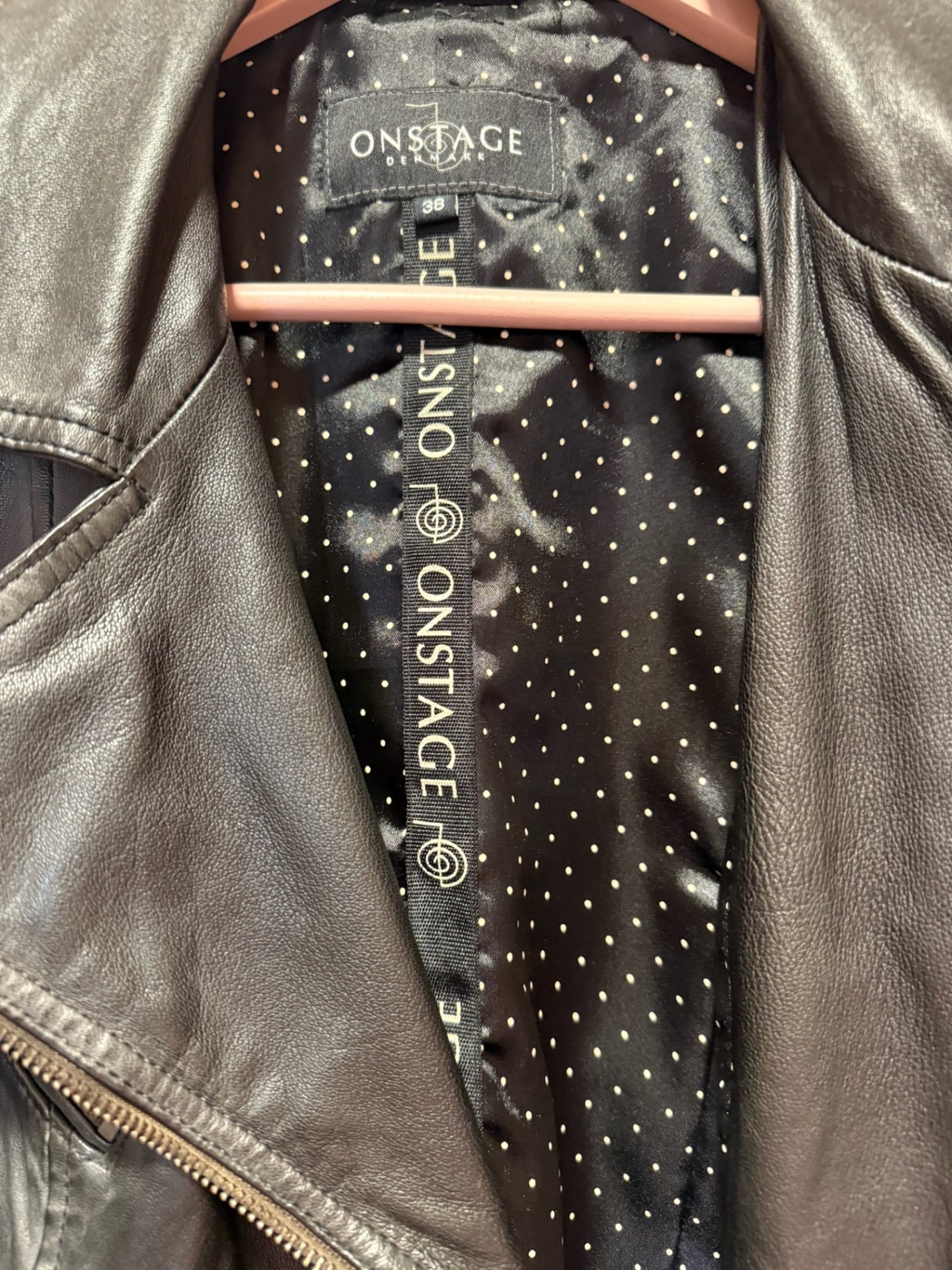 Onstage Leather Biker Jacket