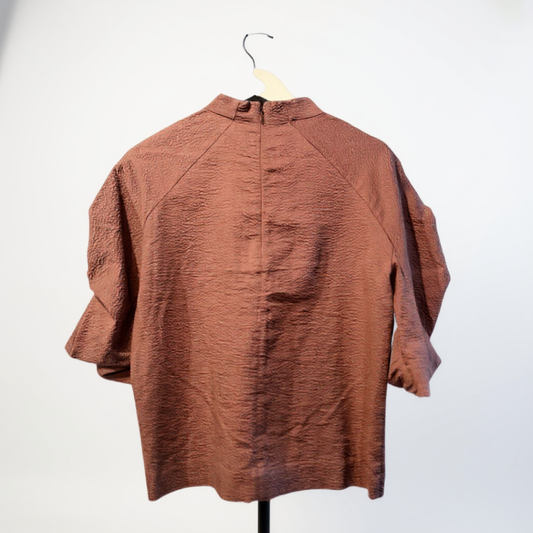 COS Reddish-brown Blouse