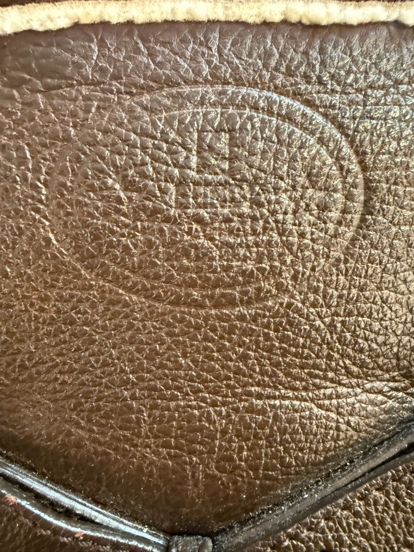 Fendi Brown Sheepskin Shoulder Bag