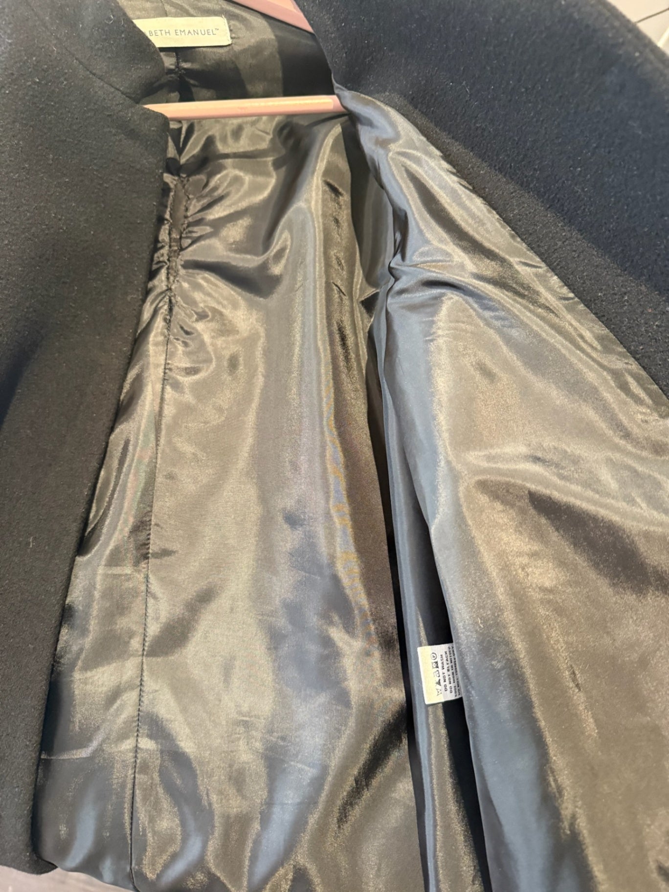 Elizabeth Emanuel Black Jacket