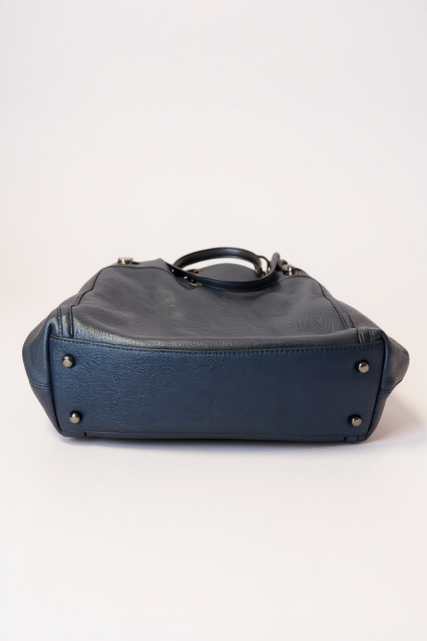 Coach Navy Shoulder Bag