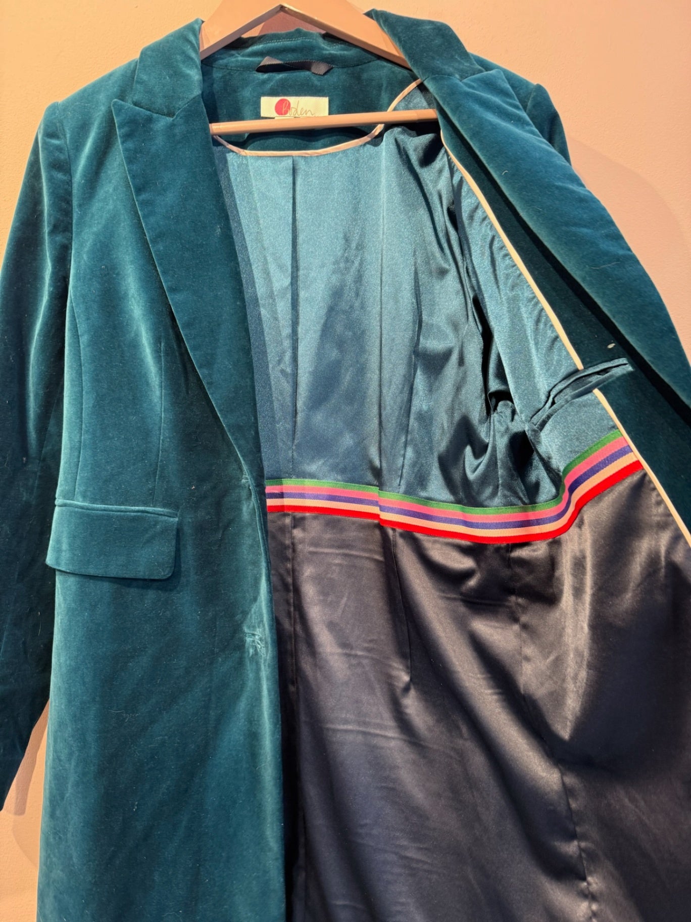 Boden Velvet Coat