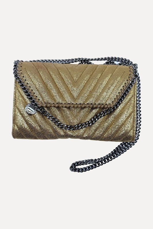 Stella McCartney Gold Mini Falabella Bag