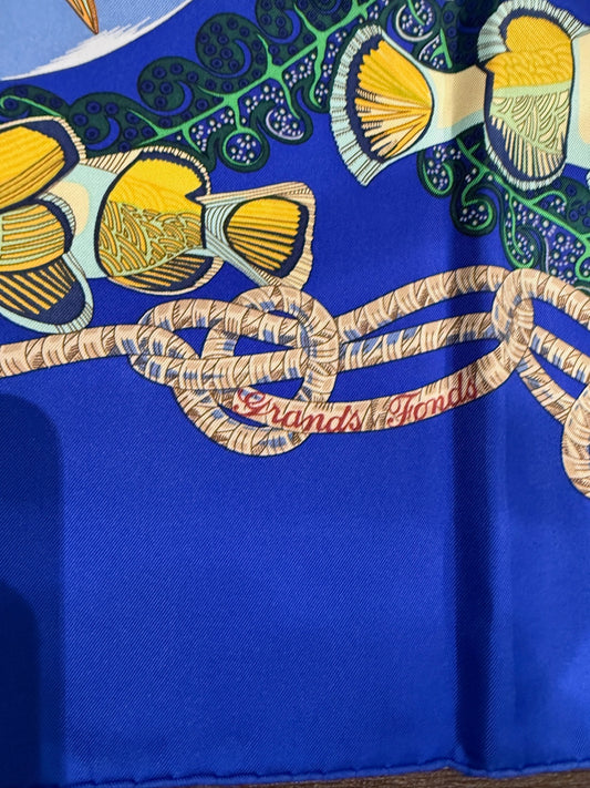 Hermes Paris Grands Fonds Silk Scarf