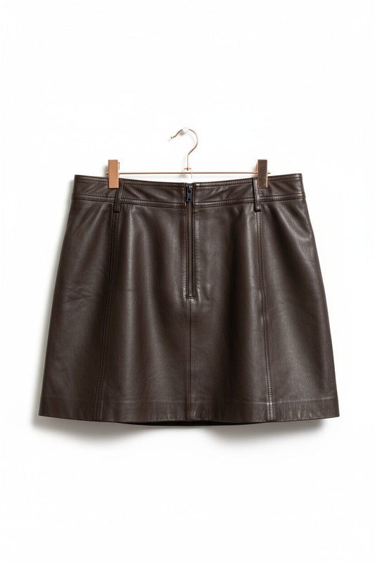 Reiss Leather Mini Skirt