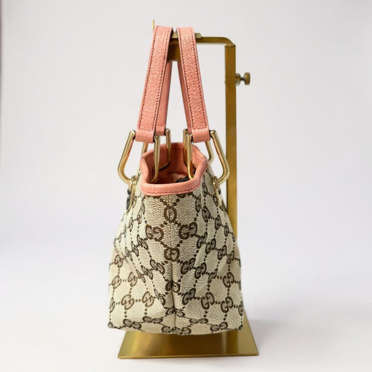 Beige and Pink Gucci Bag