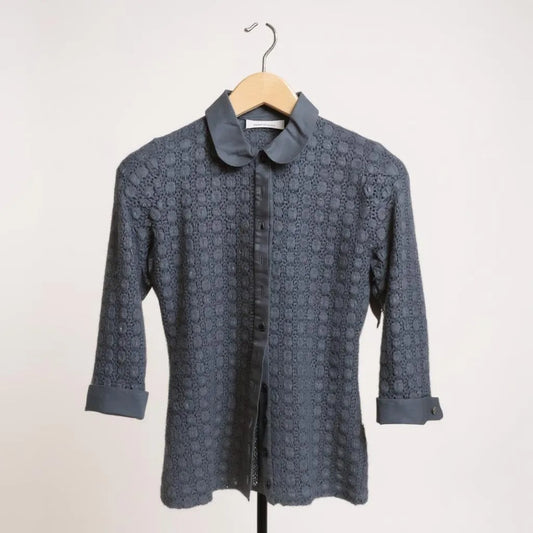 anne fontaine Black Blouse