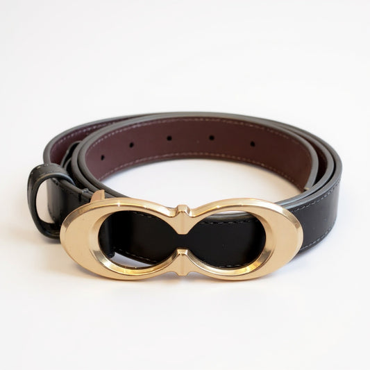 Coach CC Black and Gold Belt