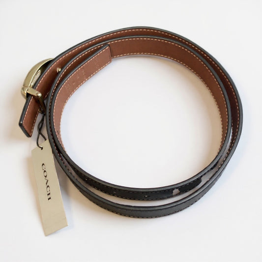 COACH Black and Gold Belt