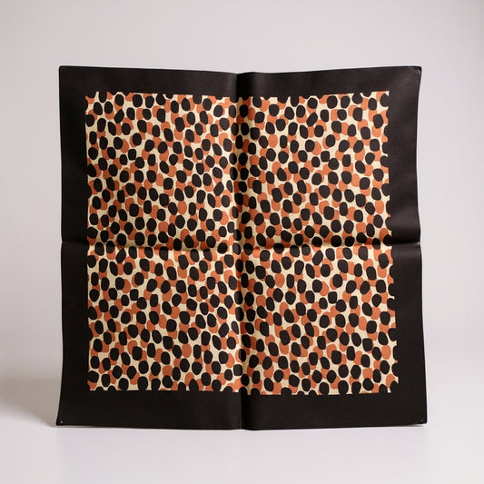 Kate Spade Dotty Leopard Silk Scarf