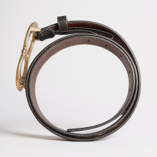 Coach CC Black and Gold Belt