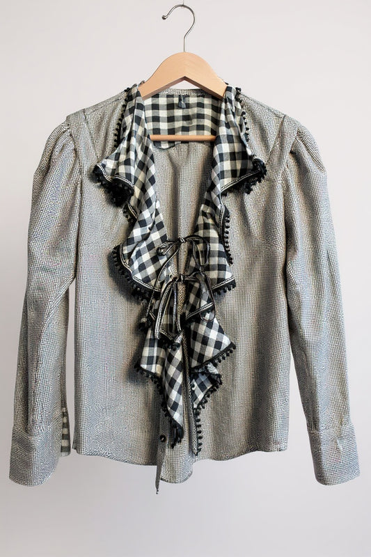 HIGH Check Blouse