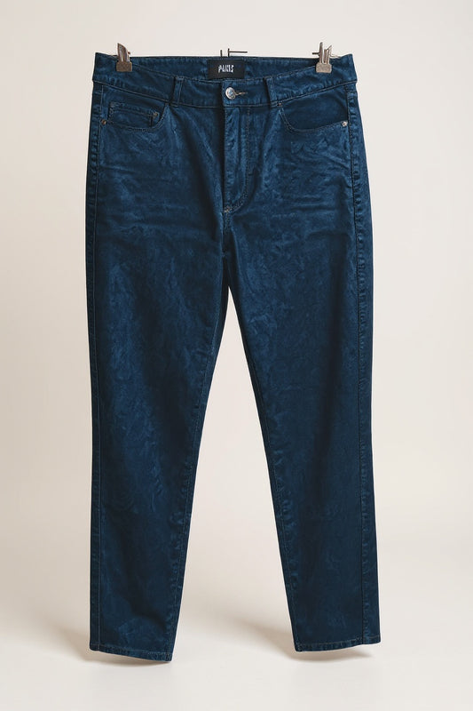 PAIGE Black Blue Trousers