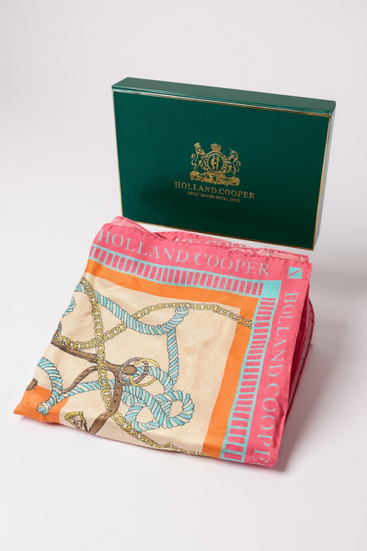 Holland Cooper Silk Large Scarf
