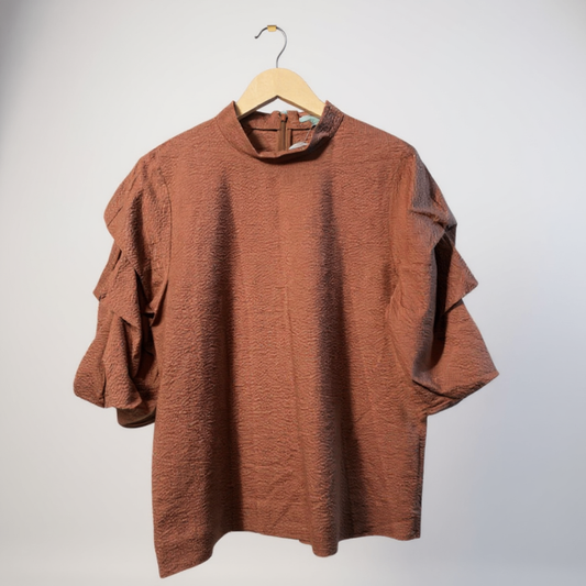COS Reddish-brown Blouse