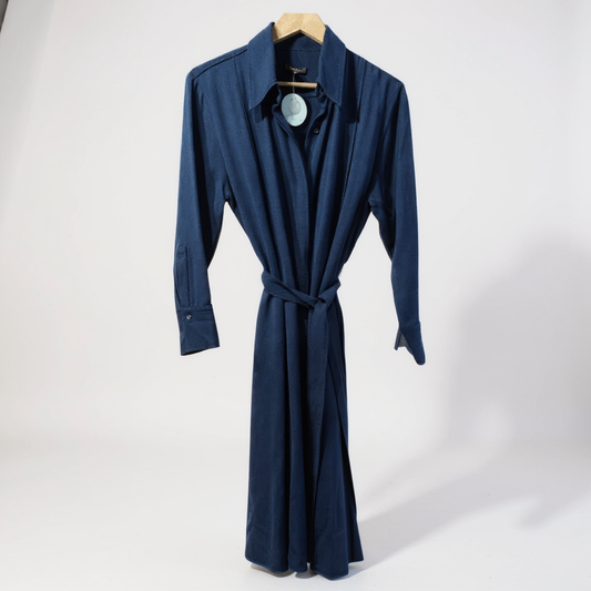 Massimo Dutti Navy Blue Dress