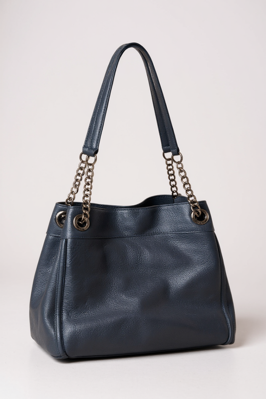 Coach Navy Shoulder Bag