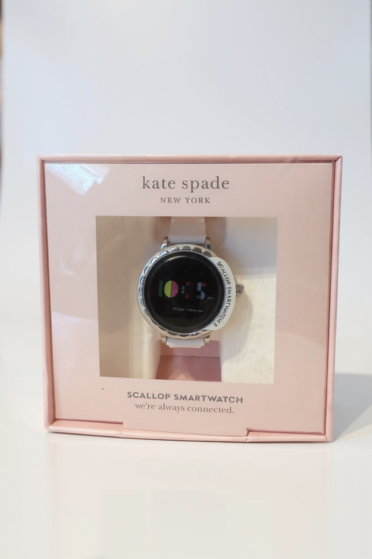 Kate Spade Silver & White Watch