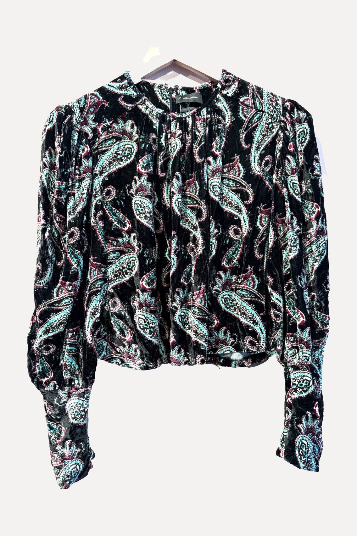 Isabel Marant Miameline Velvet Blouse