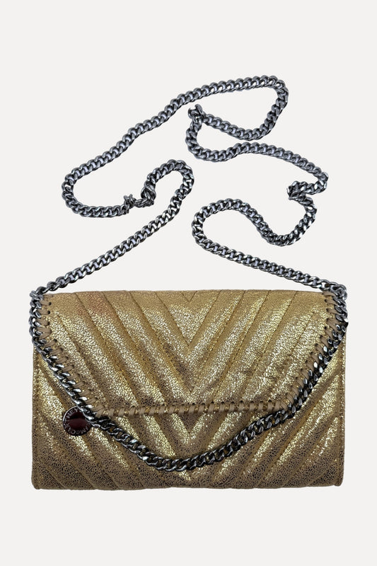 Stella McCartney Gold Mini Falabella Bag