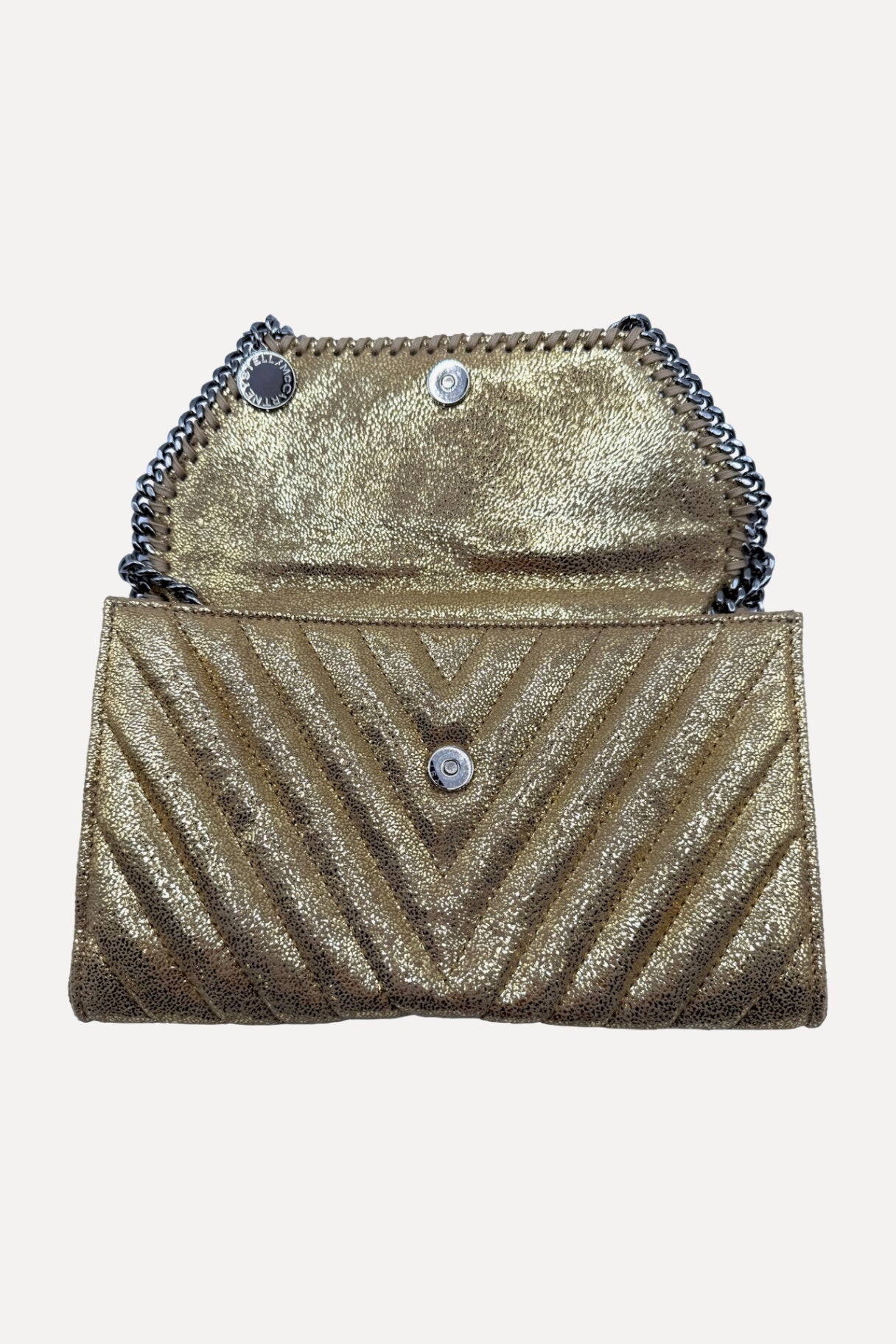 Stella McCartney Gold Mini Falabella Bag
