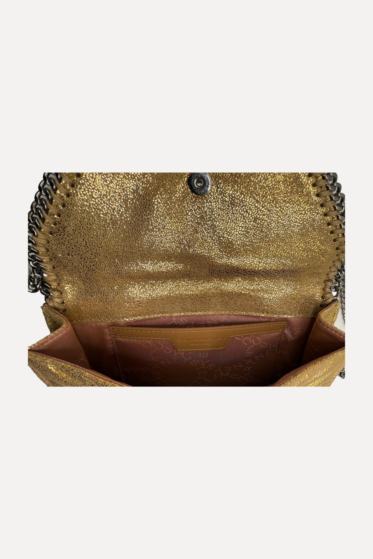 Stella McCartney Gold Mini Falabella Bag