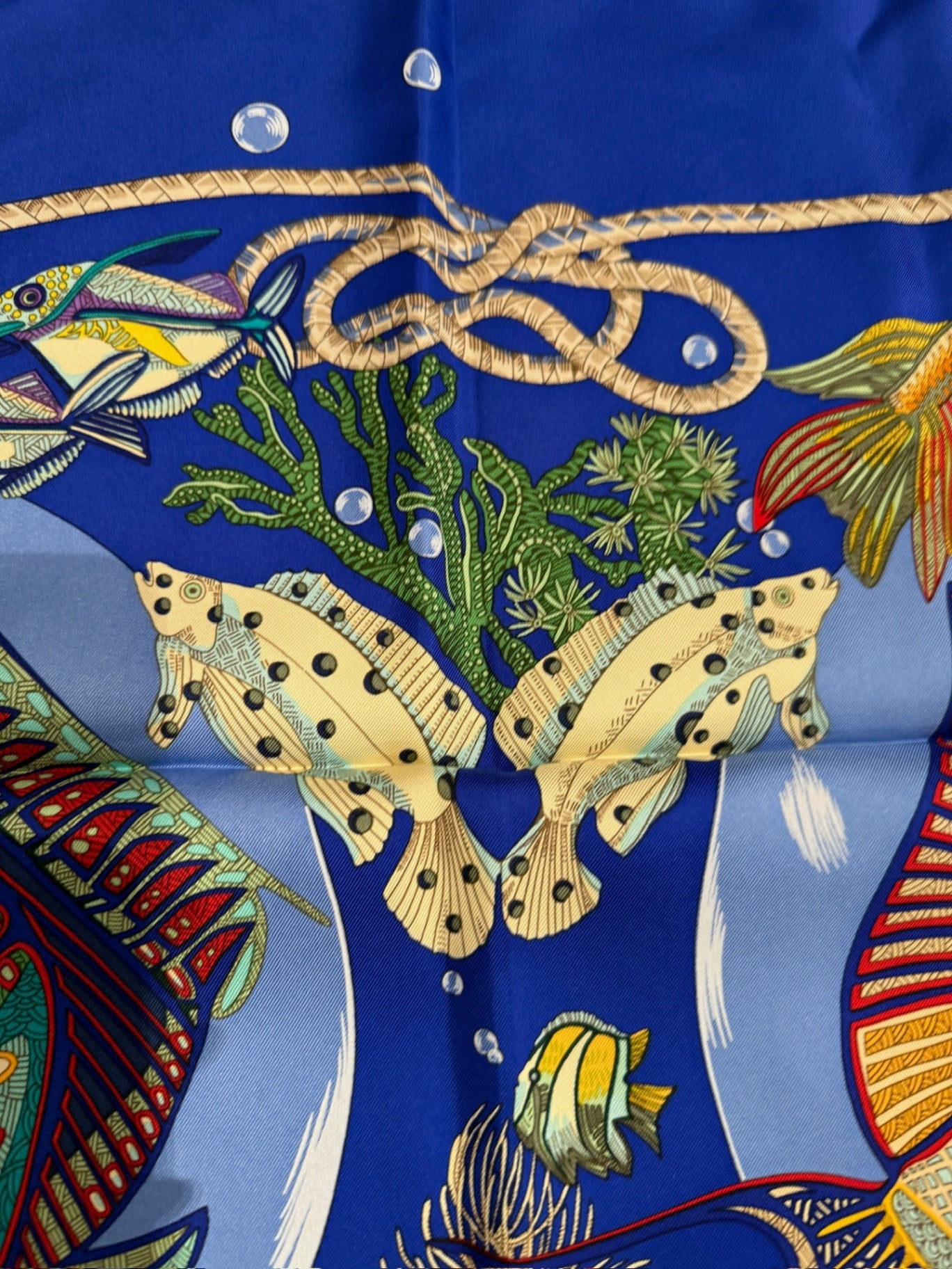 Hermes Paris Grands Fonds Silk Scarf