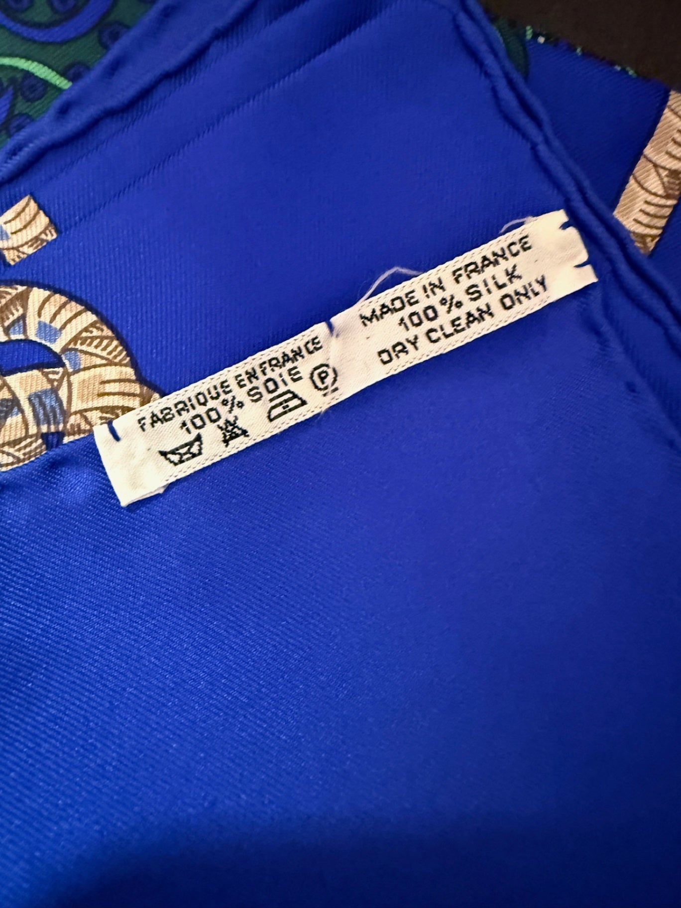 Hermes Paris Grands Fonds Silk Scarf