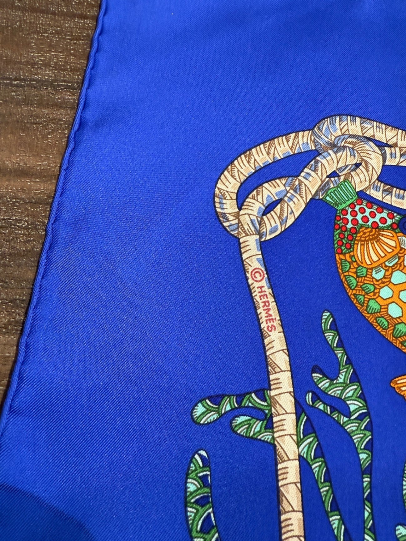 Hermes Paris Grands Fonds Silk Scarf