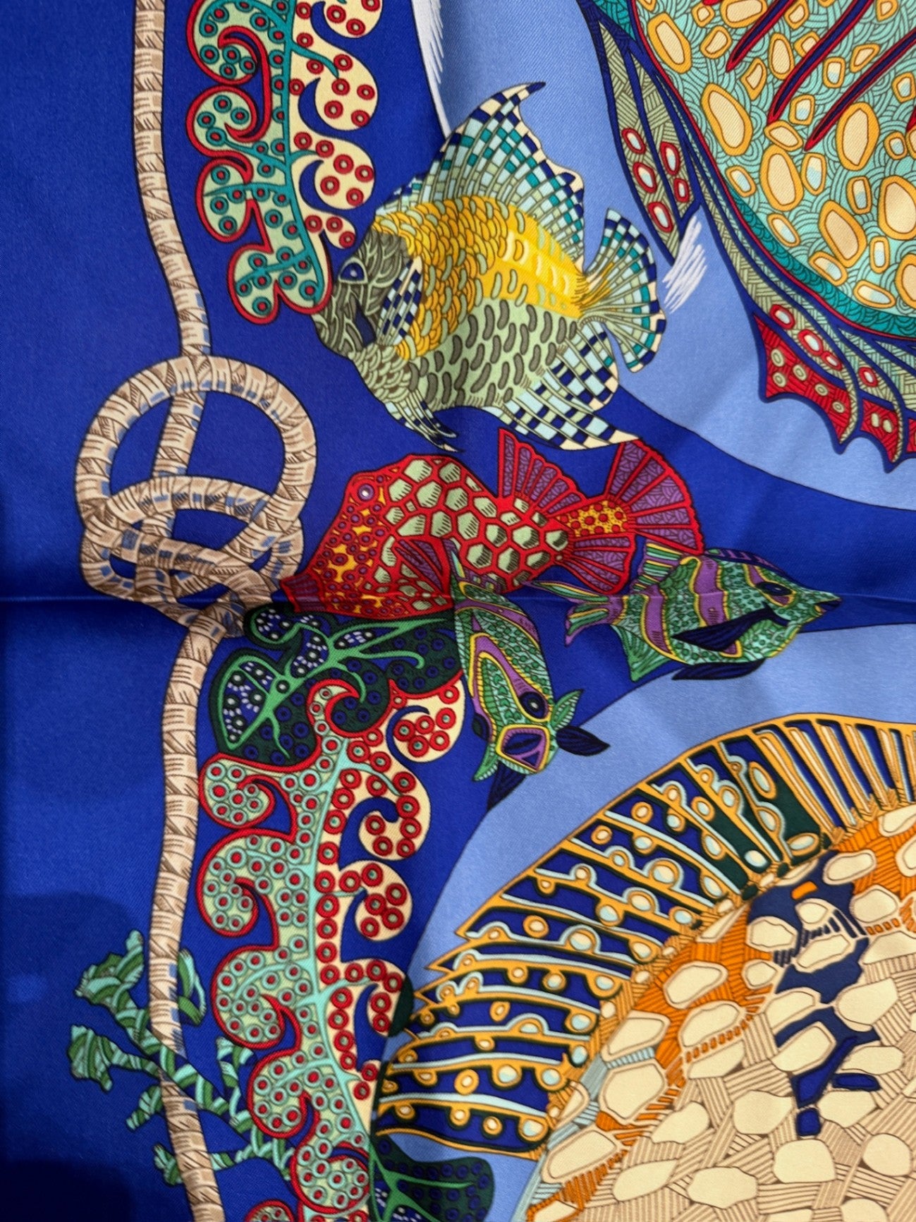 Hermes Paris Grands Fonds Silk Scarf