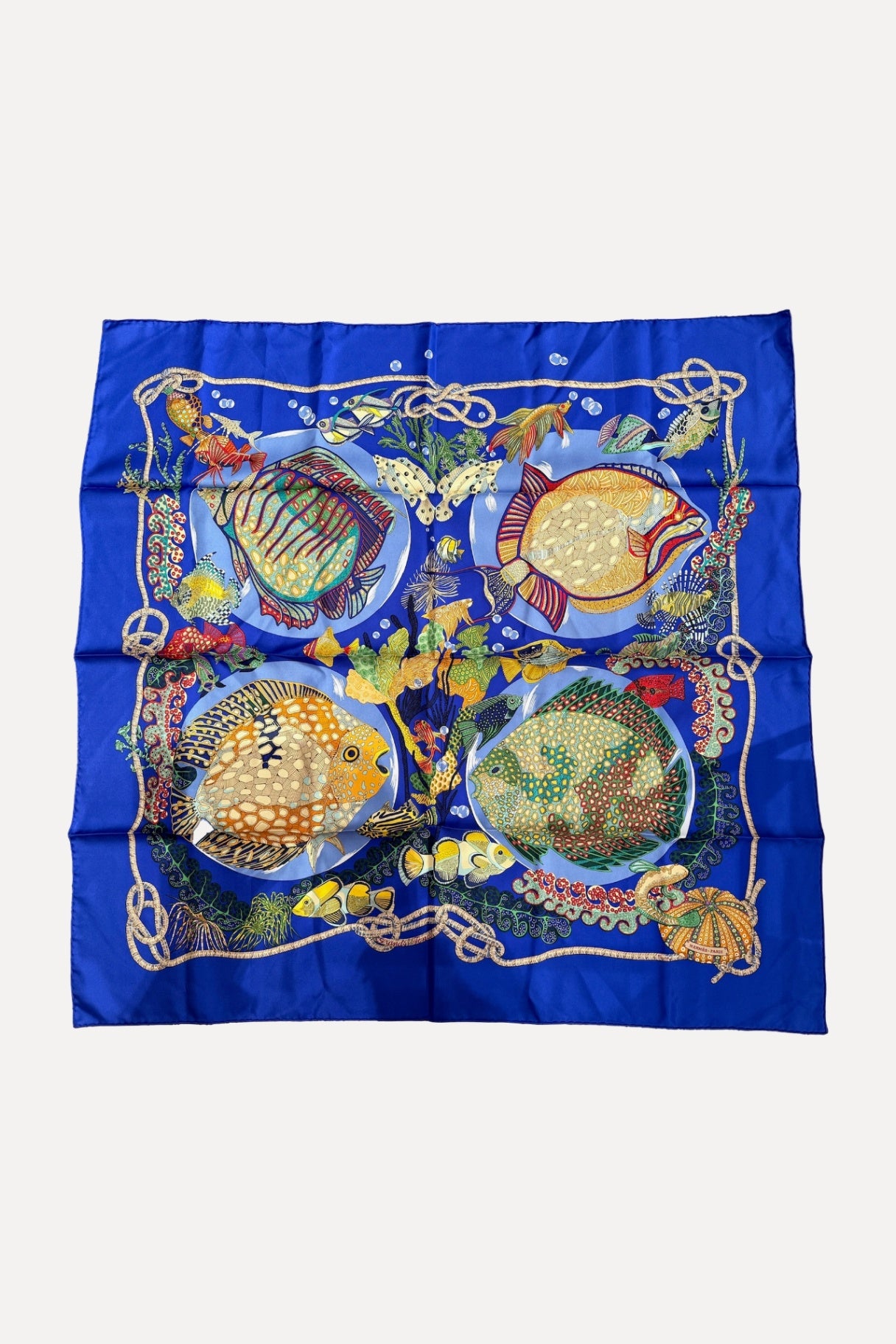 Hermes Paris Grands Fonds Silk Scarf