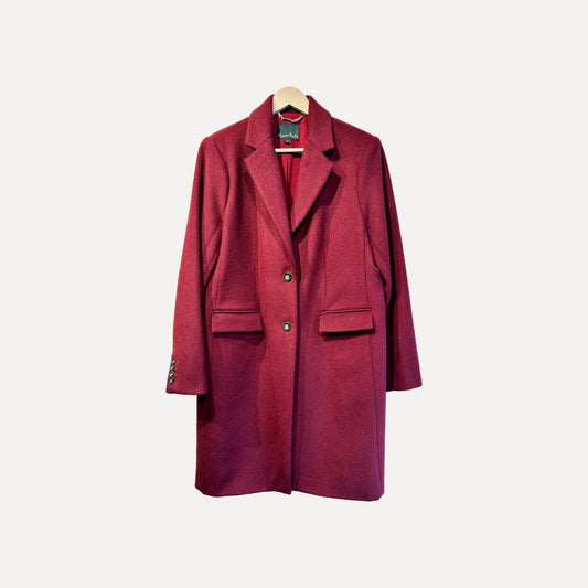 Phase Eight Burgundy Coat